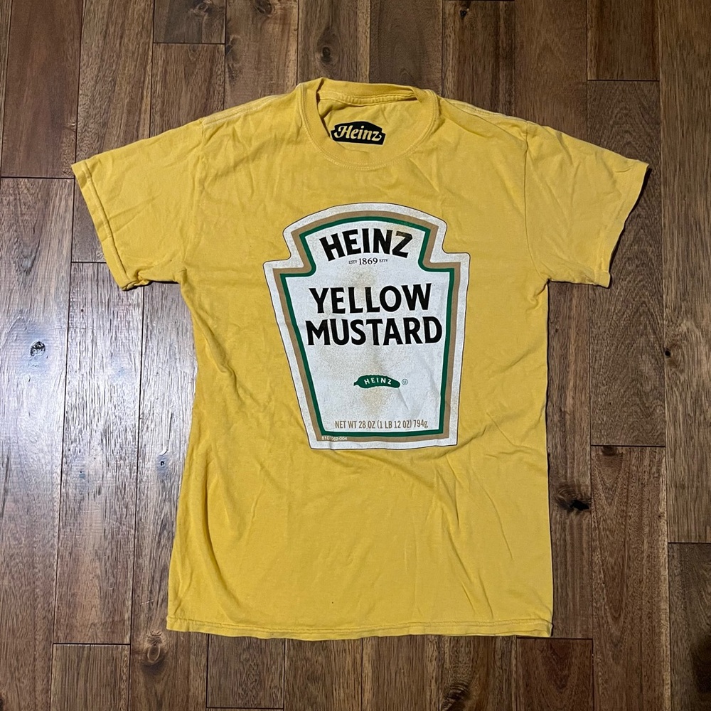 Heinz Yellow Mustard Tee Shirt, Small